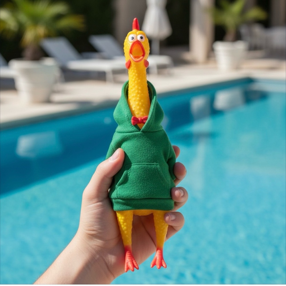(Pick) 1 Hoodie for Rubber Chicken Toy / Doll Hoodie - Picture 6 of 8